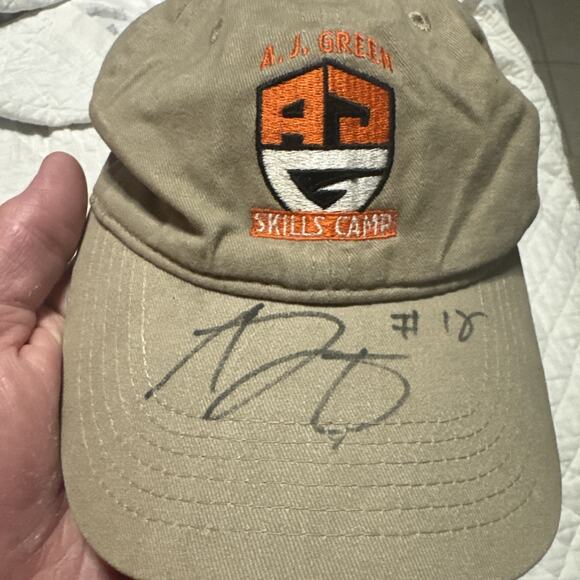A J Green Skills Camp Hat With His signature - Picture 1 of 7